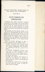 Acts Through Ephesians by Kenneth S Wuest (1958, Hardcover)