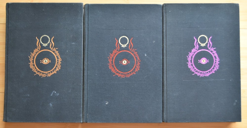 J.R.R. Tolkien, The Lord of the Rings Hardcover Set, 2nd Edition Houghton, HC/GC