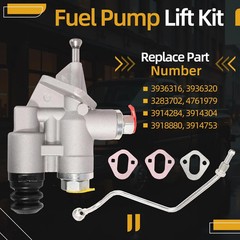 3936316 Fuel Lift Pump w/ Line 1994-98 Dodge Ram 2500 3500 Cummins 5.9L 6BT 12V
