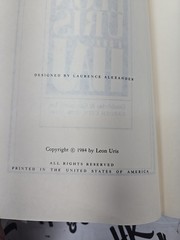 The Haj by Leon Uris 1984 Hardcover Book Club Edition with Dust Jacket