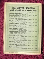 Art Case Vernis Martin Victrola XVI New VICTOR RECORDS December 1916 CATALOG