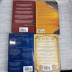 Dan Brown ROBERT LANGDON Series Lot of 4 HARDCOVER Books 1st Edition