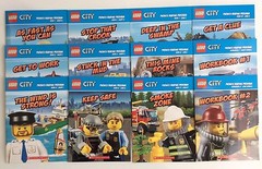 Lego City Childrens Books Phonics Fun Learning to Read Early Readers Lot 12