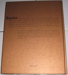 Robert Rauschenberg Haywire hardback book, 7.5 in. X 9.5 in., mint condition