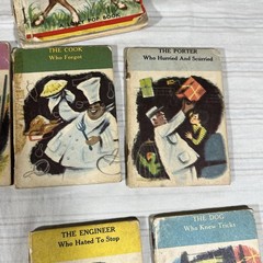 9 Vintage 1960 3 1/2” Little Books By Capital Publishing Cook Engineer Doctor A1