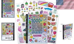 Diverse 1000+ Assorted Stickers for Kids – Scrapbooking, Planners & Fun Rewards