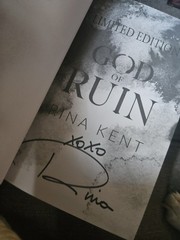 Legacy of Gods by Rina Kent Website Exclusive HAND-SIGNED hardbacks Bookmarks!