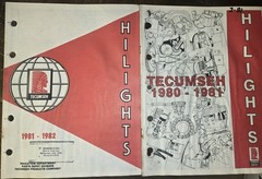 TECUMSEH HIGHLIGHTS MAGAZINE BOOKLET 1980-1982 AS SHOWN A BIT ROUGH