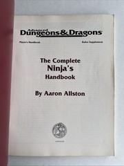 The Complete Ninja’s Handbook #2155 AdvancedDungeons & Dragons Handbook