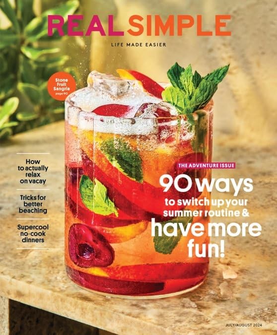 Real Simple Magazine (July August 2024 Issue) The Adventure Issue