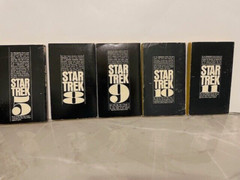 5 Star Trek paperback books Star Trek 5 short stories 5,8,9,10,11 1974,1975