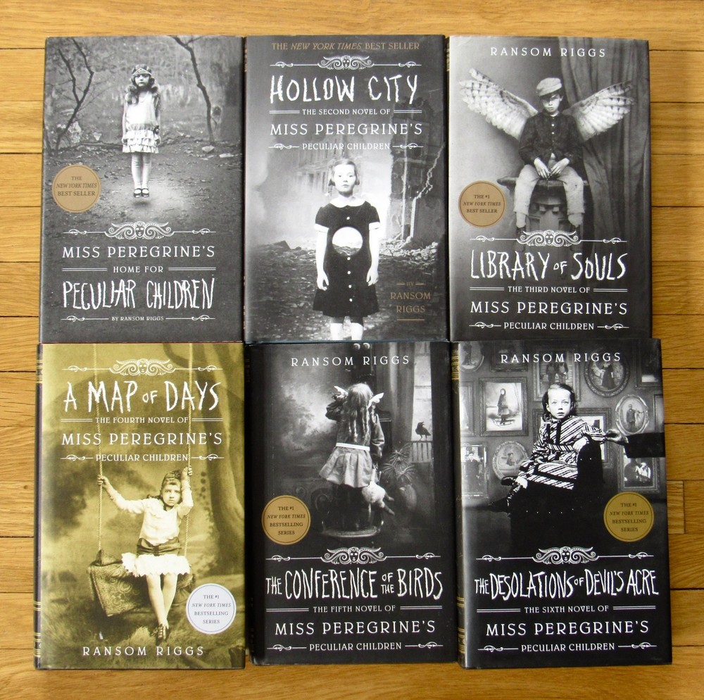 Lot 6 MISS PEREGRINE’S PECULIAR CHILDREN Series Ransom Riggs HBDJ VGC L2