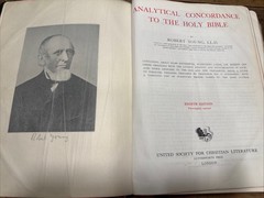Youngs: Analytical concordance to the Bible 1965 8th Ed- Bonded Premium Leather
