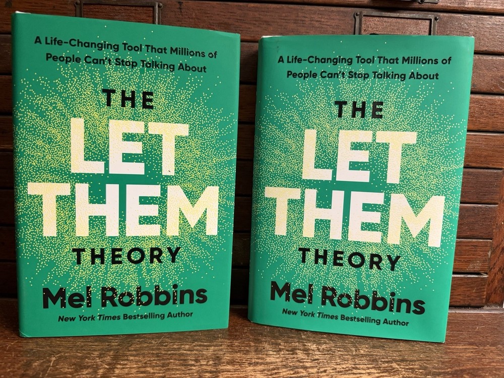 Lot of 2: The LET THEM THEORY by Mel Robbins First Edition Hardcover Books