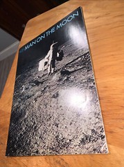 Man On The Moon Booklet Pictures in Color 53 Pages Vintage