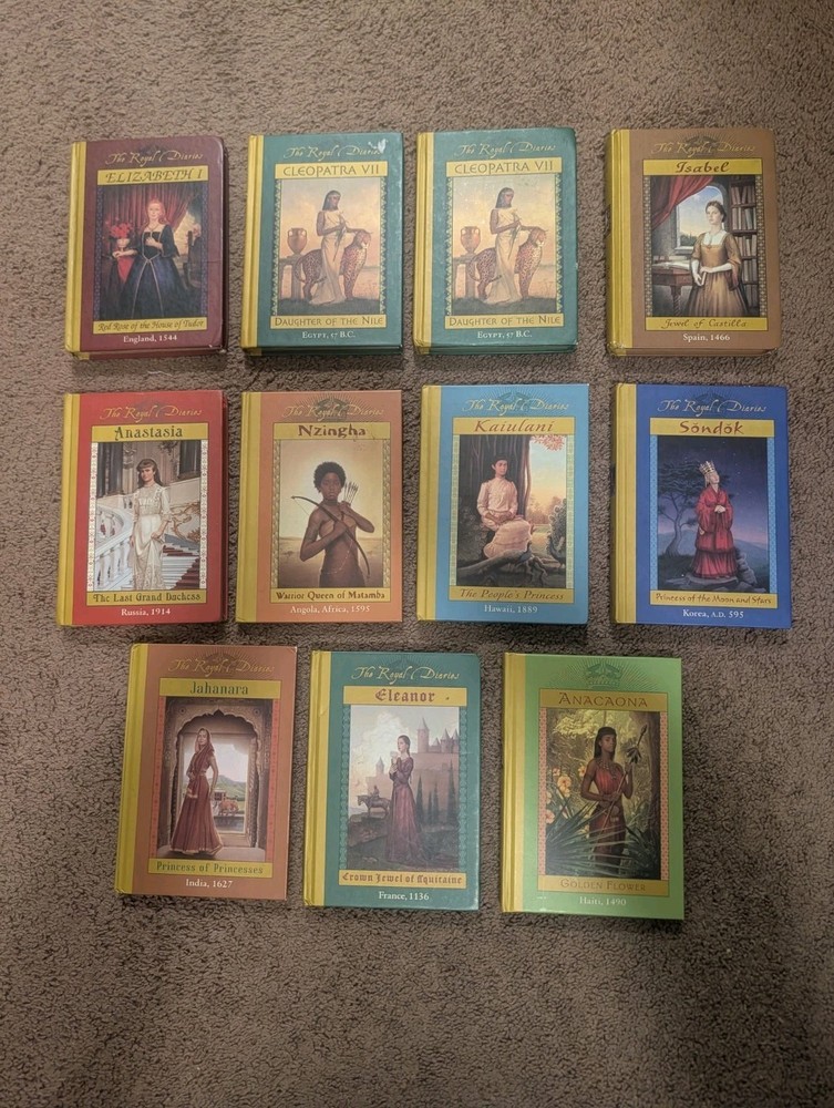 The Royal Diaries Hard Cover Book Set Lot Of 11