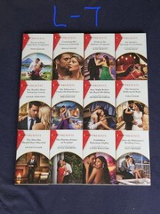 7 Lots Of 12 Harlequin Paperback Romance Novels. See Description For Lot#s
