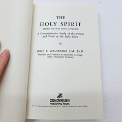 Vintage Religion – The Holy Spirit – John F. Walvoord 1975 Theology Hcdj