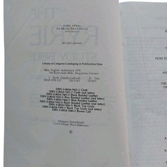 The Ryrie Study Bible King James Version Red Letter 1978 Hardcover KJV