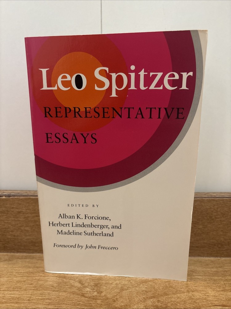 Leo Spitzer : Representative Essays Stanford Press Paperback (3)