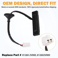 Hatch Release Button Trunk Latch Switch for 20122017 Hyundai Veloster 1.6L