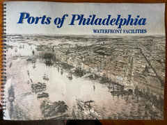 Ports of Philadelphia–Waterfront Facilities–Aerial Photographs 11.5 x 16” book