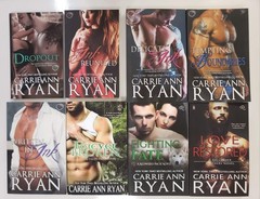 Carrie Ann Ryan Lot of 8 Various Titles Contemporary Romance Paranormal Ink …
