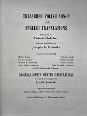 Treasured Polish Songs with English Translations