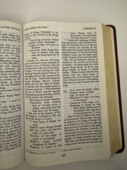 The Living Bible Large Print Red Letter Burgundy Leather Tyndale 1986