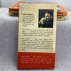 The Saint 6 book lot by Leslie Chartering Vintage 1930s 40s 60s Paperbacks