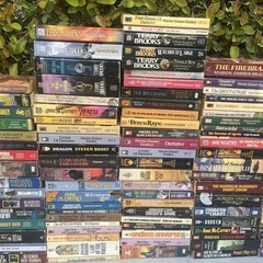 HUGE 122 BOOK LOT Vintage/Modern Mix Sci-Fi Fantasy Paperback Science Fiction