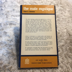 The Male Mystique Urban G Steinmetz 1970 Ave Maria Press Marriage Expectations