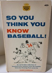Ballpark of BASEBALL stuff : BOOKS {Statistics/History/Trivia/About the Game}