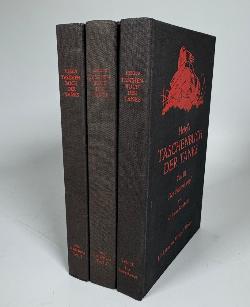Heigls Taschenbuch Der Tanks 3 Volume Set Rare