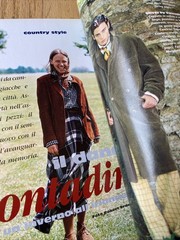 1993 L’UOMO Vogue Italian magazine Men’s Fashion Style Book Brad Pitt Photo