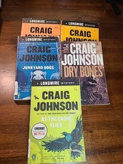 Craig Johnson 5 Book Lot – Longmire Series – Paperback 6,7,8,9,11 In Series