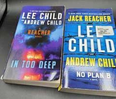 Reacher Novels Lee Child Andrew Child & In Too Deep Paperbacks