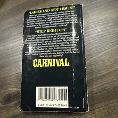 Rare Horror Paperback Carnival By William W. Johnstone