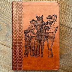 Personalized KJV Everyday Study Bible, Custom Photo Engraved, Christian Gifts