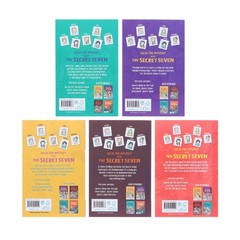The Secret Seven Series 5 Books 15 Story Paperback – Ages 6-8 – By Enid Blyton