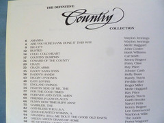 THE DEFINITIVE COUNTRY COLLECTION 1992, 101 SONGS, 368 PAGES, PIANO/VOCAL/GUITAR