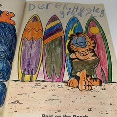 Garfield 1988 A Coloring Book Golden 31 Pages Vintage Used See Pics/80