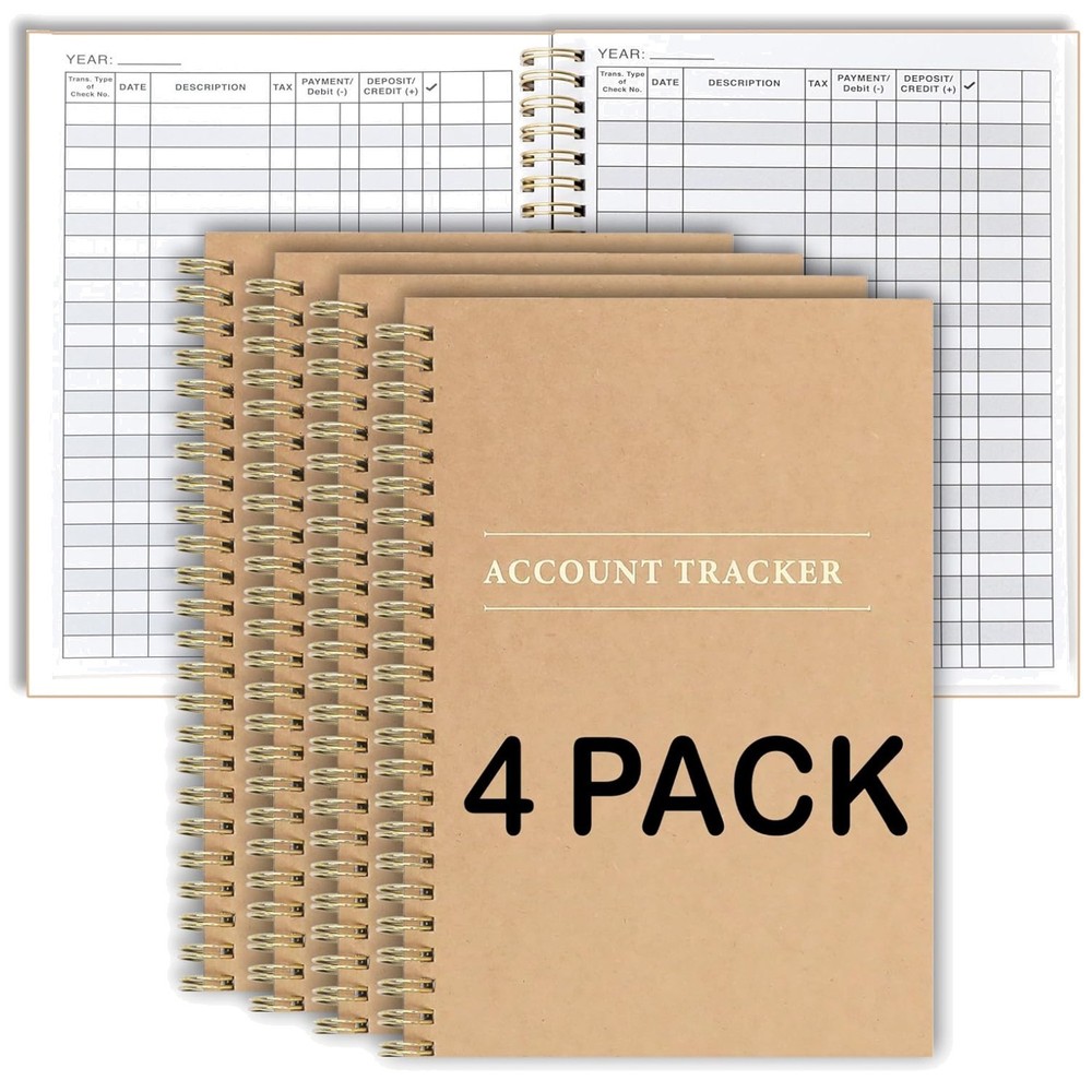 Home & Business Bookkeeping Set – Expense Ledger 100 Pages