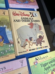 Walt Disney Fun-To-Read Library Lot Set Vintage 1986 1990 Book Hardcovers