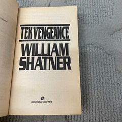Tek Vengeance Science Fiction Paperback Book by William Shatner 1993