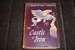 Lion Sprague de Camp The Castle of Iron HBDJ Gnome Press 1st edition very good