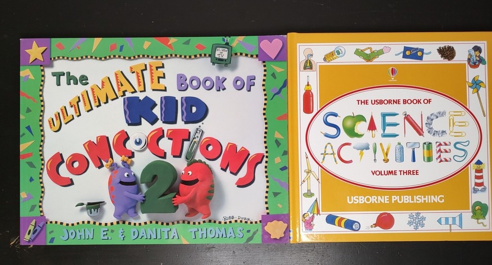 Lot of 2 Science Bks Usborne Book of Science Activities Vol. 3 & Kid Concoctions