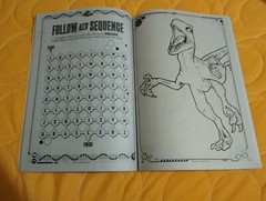 Jurassic World Dinosaurs Coloring/Activity Book with Tear/Share Pages 🆕🆓ship!