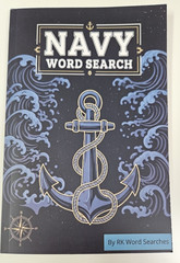 Navy Word Search Puzzle Book Easy to Read Print about The Navy 110 Pages