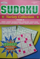 Sudoku Puzzle Books. Volumes 21, 142, & 143